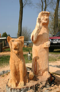Mdchen und Hund - in der Eschenzer Badi