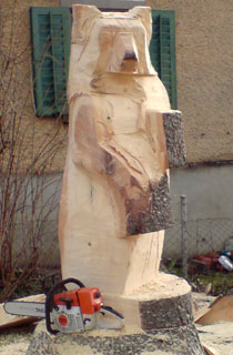 Baer aus Holz